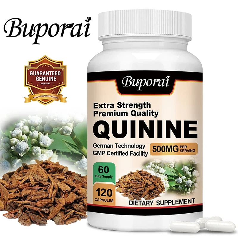 Quinine Capsules for Nighttime Leg Cramp Relief