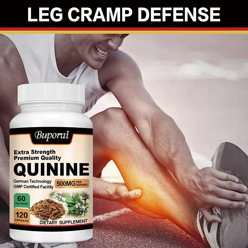 Quinine Capsules for Nighttime Leg Cramp Relief