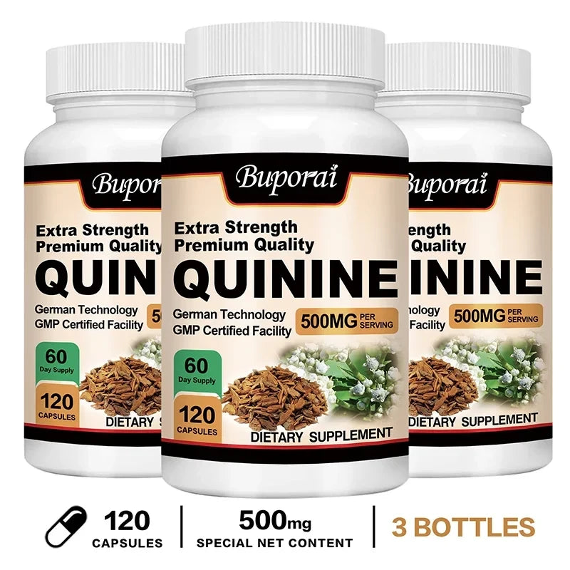 Quinine Capsules for Nighttime Leg Cramp Relief