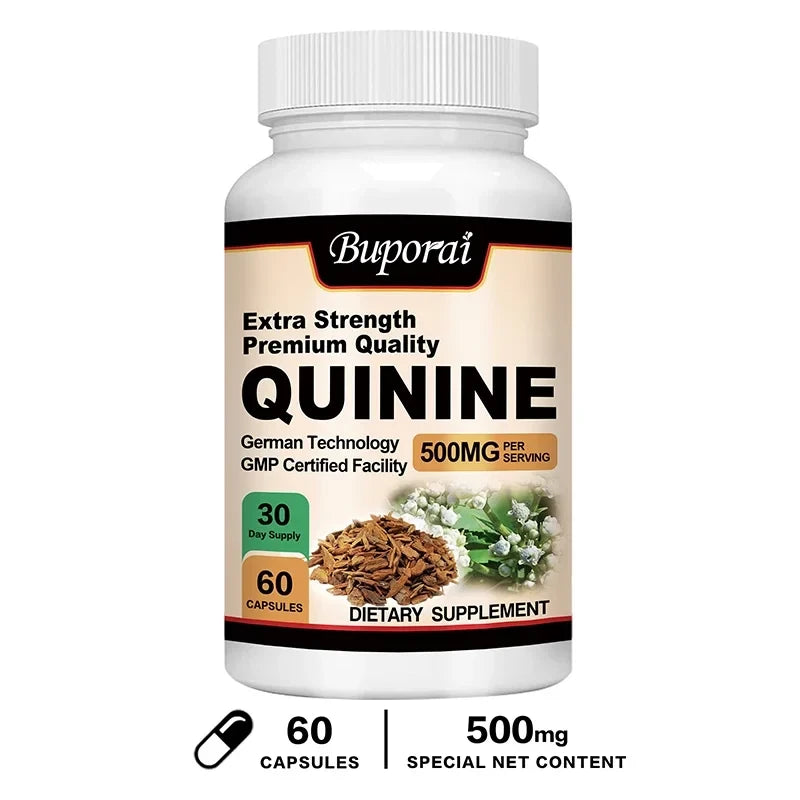 Quinine Capsules for Nighttime Leg Cramp Relief