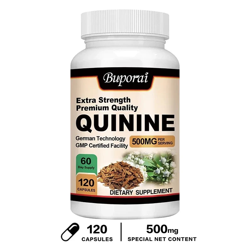 Quinine Capsules for Nighttime Leg Cramp Relief