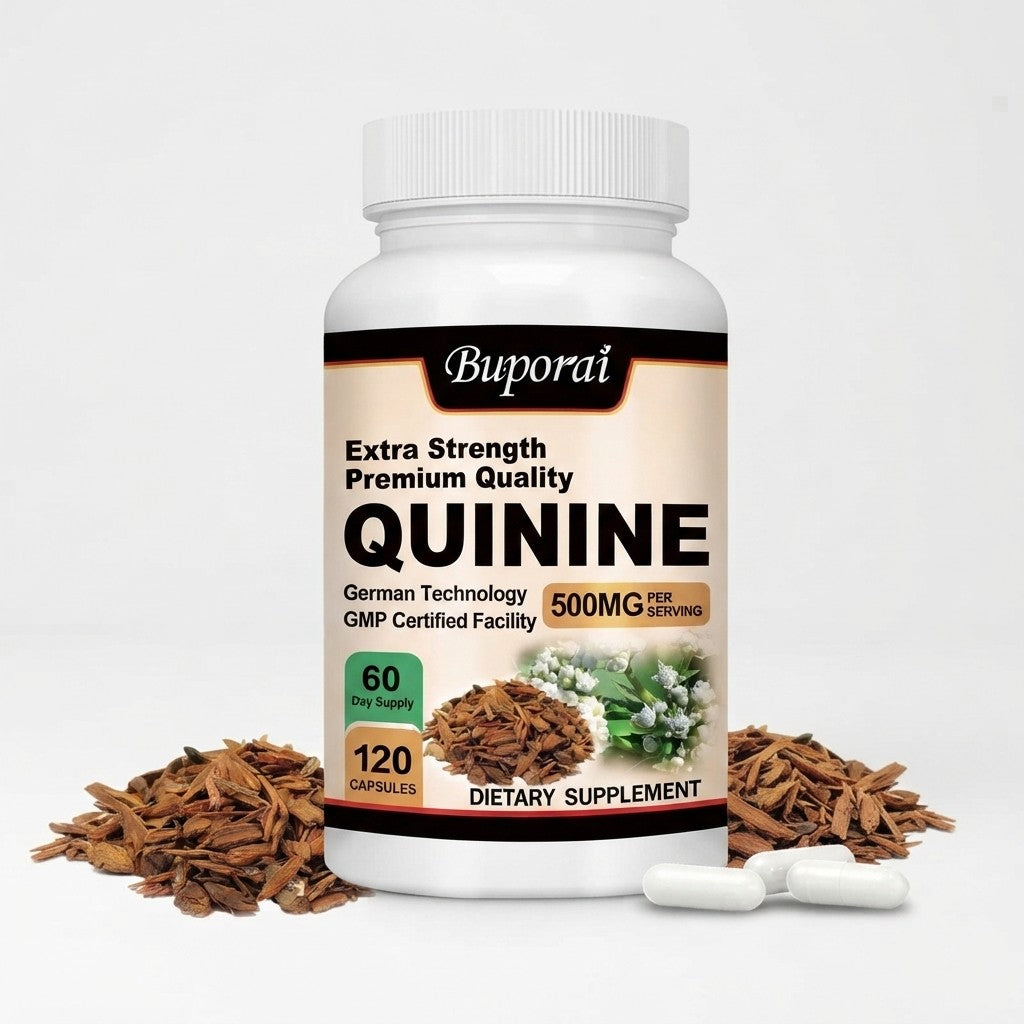 Quinine Capsules for Nighttime Leg Cramp Relief