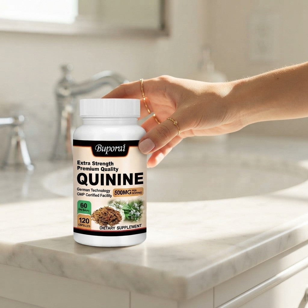 Quinine Capsules for Nighttime Leg Cramp Relief
